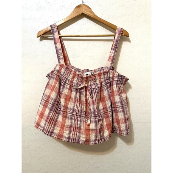 American Eagle Outfitters Tops - American Eagle Crop Y2K Top XL Boho Western Festival Hippie Picnic Cottagecore